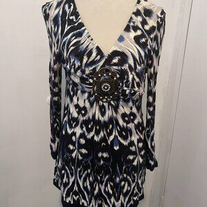 Boston Proper Long Sleeve Tunic Top